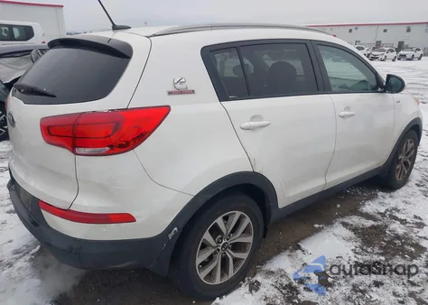 2016 Kia Sportage Lx from USA, damaged, VIN KNDPBCAC6G7798167